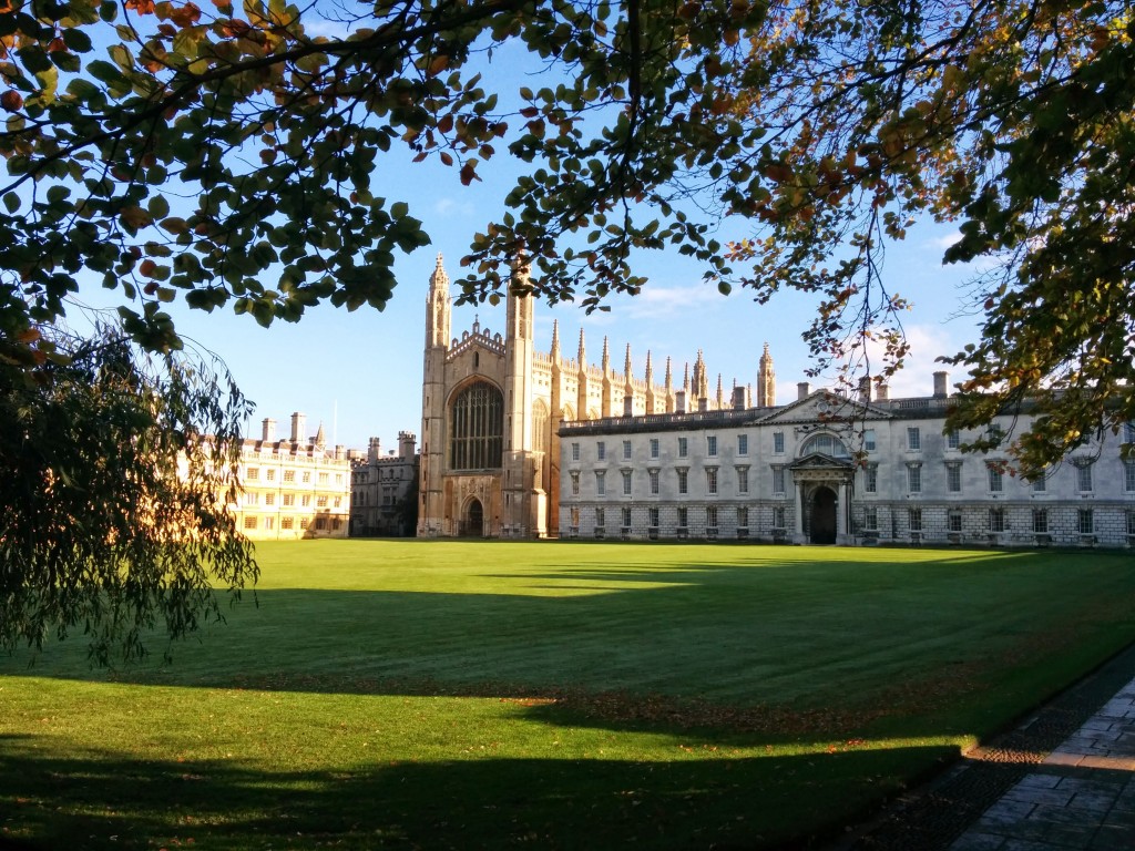 Image of Kings College from the backs